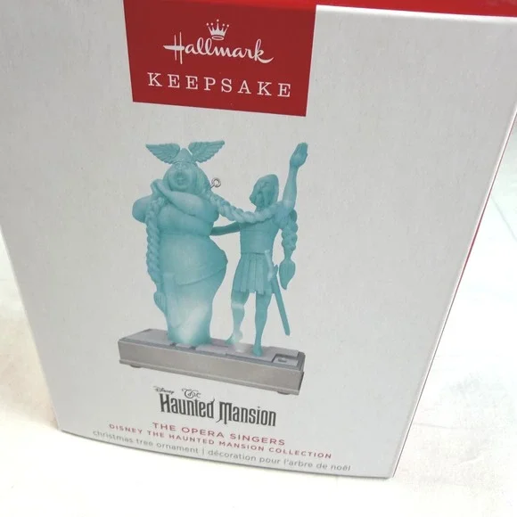 Hallmark Keepsake Disney Haunted Mansion Opera Singers Blue MAGIC New in Box - Picture 1 of 6